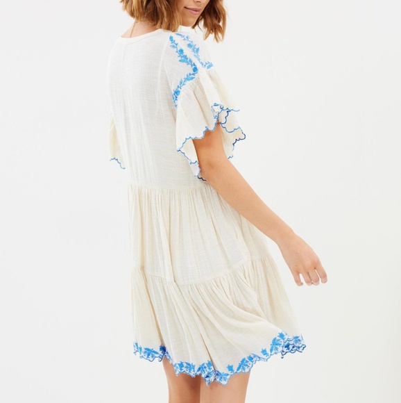 🆕 Free People Santiago Cotton Babydoll Dress - Picture 6 of 8